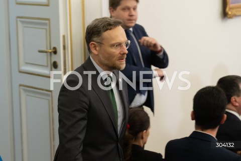  08.01.2026 WARSZAWA<br />SPOTKANIE PREZYDENTA KAROLA NAWROCKIEGO Z ANDRZEJEM DUDA<br />N/Z ZBIGNIEW BOGUCKI<br />FOT. MARCIN BANASZKIEWICZ / FOTONEWS  