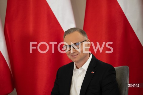  08.01.2026 WARSZAWA<br />SPOTKANIE PREZYDENTA KAROLA NAWROCKIEGO Z ANDRZEJEM DUDA<br />N/Z ANDRZEJ DUDA<br />FOT. MARCIN BANASZKIEWICZ / FOTONEWS  