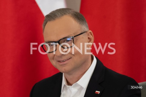  08.01.2026 WARSZAWA<br />SPOTKANIE PREZYDENTA KAROLA NAWROCKIEGO Z ANDRZEJEM DUDA<br />N/Z ANDRZEJ DUDA<br />FOT. MARCIN BANASZKIEWICZ / FOTONEWS  