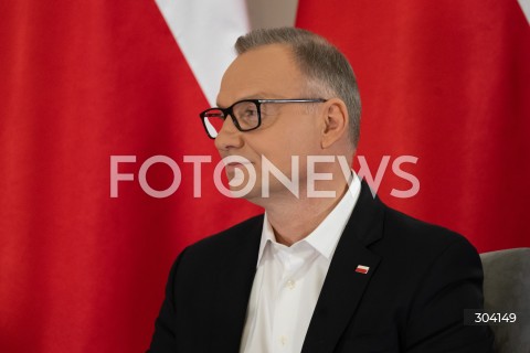 08.01.2026 WARSZAWA<br />SPOTKANIE PREZYDENTA KAROLA NAWROCKIEGO Z ANDRZEJEM DUDA<br />N/Z ANDRZEJ DUDA<br />FOT. MARCIN BANASZKIEWICZ / FOTONEWS  
