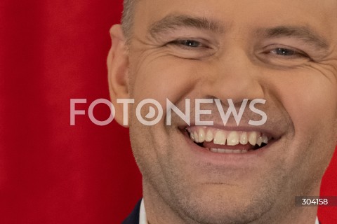  08.01.2026 WARSZAWA<br />SPOTKANIE PREZYDENTA KAROLA NAWROCKIEGO Z ANDRZEJEM DUDA<br />N/Z PREZYDENT KAROL NAWROCKI<br />FOT. MARCIN BANASZKIEWICZ / FOTONEWS  