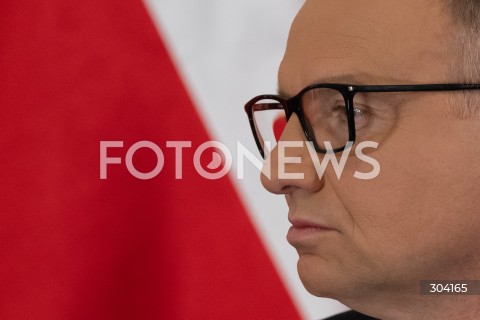  08.01.2026 WARSZAWA<br />SPOTKANIE PREZYDENTA KAROLA NAWROCKIEGO Z ANDRZEJEM DUDA<br />N/Z ANDRZEJ DUDA<br />FOT. MARCIN BANASZKIEWICZ / FOTONEWS  