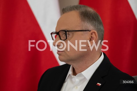  08.01.2026 WARSZAWA<br />SPOTKANIE PREZYDENTA KAROLA NAWROCKIEGO Z ANDRZEJEM DUDA<br />N/Z ANDRZEJ DUDA<br />FOT. MARCIN BANASZKIEWICZ / FOTONEWS  