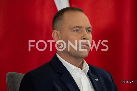  08.01.2026 WARSZAWA<br />SPOTKANIE PREZYDENTA KAROLA NAWROCKIEGO Z ANDRZEJEM DUDA<br />N/Z PREZYDENT KAROL NAWROCKI<br />FOT. MARCIN BANASZKIEWICZ / FOTONEWS  