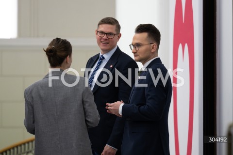  09.01.2026 WARSZAWA SEJM <br />POSIEDZENIE SEJMU RP<br />N/Z PATRYK JASKULSKI ADRIAN WITCZAK<br /> 