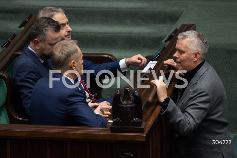  09.01.2026 WARSZAWA SEJM <br />POSIEDZENIE SEJMU RP<br />N/Z PREMIER DONALD TUSK TOMASZ SIEMONIAK<br /> 