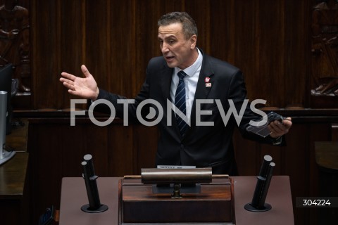  09.01.2026 WARSZAWA SEJM <br />POSIEDZENIE SEJMU RP<br />N/Z JAROSLAW SACHAJKO<br /> 