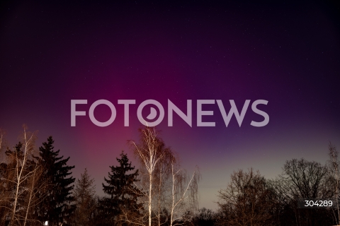  19.01.2026 WARSZAWA<br />ZORZA POLARNA<br />FOT. MARCIN BANASZKIEWICZ / FOTONEWS  