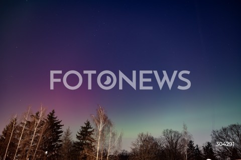  19.01.2026 WARSZAWA<br />ZORZA POLARNA<br />FOT. MARCIN BANASZKIEWICZ / FOTONEWS  