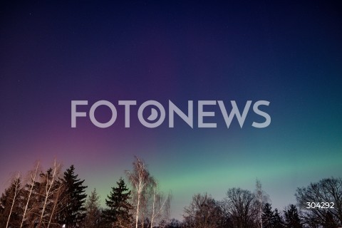  19.01.2026 WARSZAWA<br />ZORZA POLARNA<br />FOT. MARCIN BANASZKIEWICZ / FOTONEWS  