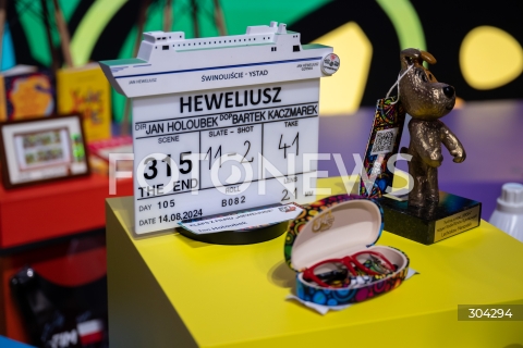  22.01.2026 WARSZAWA<br />KONFERENCJA PRASOWA PRZED 34. FINALEM WOSP<br />N/Z KLAPS Z SERIALU HEWELIUSZ<br />FOT. MARCIN BANASZKIEWICZ / FOTONEWS  