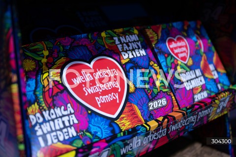  22.01.2026 WARSZAWA<br />KONFERENCJA PRASOWA PRZED 34. FINALEM WOSP<br />N/Z KALENDARZ WOSP<br />FOT. MARCIN BANASZKIEWICZ / FOTONEWS  