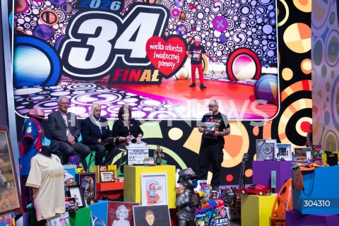  22.01.2026 WARSZAWA<br />KONFERENCJA PRASOWA PRZED 34. FINALEM WOSP<br />N/Z JERZY JUREK OWSIAK ZARZAD FUNDACJI WOSP<br />FOT. MARCIN BANASZKIEWICZ / FOTONEWS  