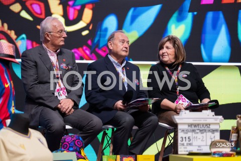  22.01.2026 WARSZAWA<br />KONFERENCJA PRASOWA PRZED 34. FINALEM WOSP<br />N/Z PIOTR BURCZYNSKI BOHDAN MARUSZEWSKI LIDIA NIEDZWIEDZKA OWSIAK<br />FOT. MARCIN BANASZKIEWICZ / FOTONEWS  