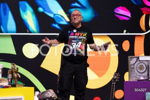  22.01.2026 WARSZAWA<br />KONFERENCJA PRASOWA PRZED 34. FINALEM WOSP<br />N/Z JERZY JUREK OWSIAK<br />FOT. MARCIN BANASZKIEWICZ / FOTONEWS  