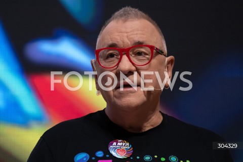  22.01.2026 WARSZAWA<br />KONFERENCJA PRASOWA PRZED 34. FINALEM WOSP<br />N/Z JERZY JUREK OWSIAK<br />FOT. MARCIN BANASZKIEWICZ / FOTONEWS  