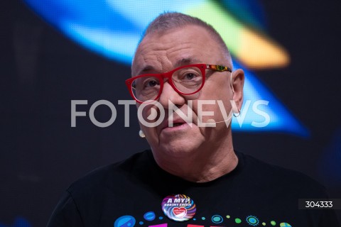  22.01.2026 WARSZAWA<br />KONFERENCJA PRASOWA PRZED 34. FINALEM WOSP<br />N/Z JERZY JUREK OWSIAK<br />FOT. MARCIN BANASZKIEWICZ / FOTONEWS  