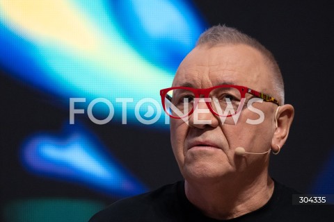  22.01.2026 WARSZAWA<br />KONFERENCJA PRASOWA PRZED 34. FINALEM WOSP<br />N/Z JERZY JUREK OWSIAK<br />FOT. MARCIN BANASZKIEWICZ / FOTONEWS  