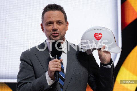  22.01.2026 WARSZAWA<br />KONFERENCJA PRASOWA PRZED 34. FINALEM WOSP<br />N/Z RAFAL TRZASKOWSKI<br />FOT. MARCIN BANASZKIEWICZ / FOTONEWS  