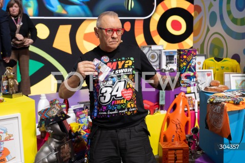  22.01.2026 WARSZAWA<br />KONFERENCJA PRASOWA PRZED 34. FINALEM WOSP<br />N/Z JERZY JUREK OWSIAK<br />FOT. MARCIN BANASZKIEWICZ / FOTONEWS  