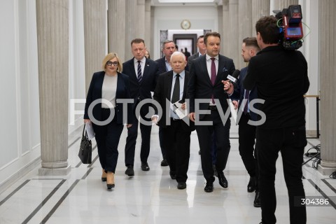  23.01.2026 WARSZAWA SEJM <br />POSIEDZENIE SEJMU RP<br />N/Z JAROSLAW KACZYNSKI RAFAL BOCHENEK MARIUSZ BLASZCZAK<br /> 