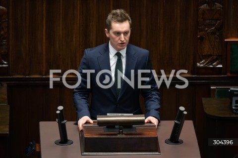  23.01.2026 WARSZAWA SEJM <br />POSIEDZENIE SEJMU RP<br />N/Z SEBASTIAN KALETA<br /> 