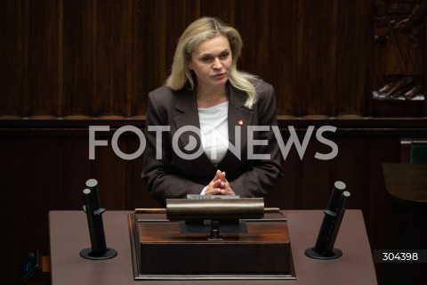  23.01.2026 WARSZAWA SEJM <br />POSIEDZENIE SEJMU RP<br />N/Z BARBARA NOWACKA<br /> 