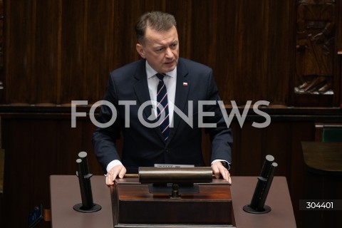 23.01.2026 WARSZAWA SEJM <br />POSIEDZENIE SEJMU RP<br />N/Z MARIUSZ BLASZCZAK<br /> 