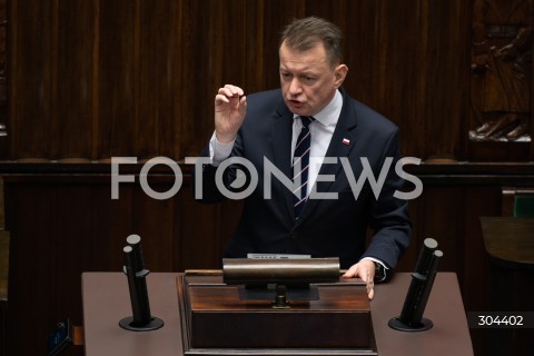  23.01.2026 WARSZAWA SEJM <br />POSIEDZENIE SEJMU RP<br />N/Z MARIUSZ BLASZCZAK<br /> 