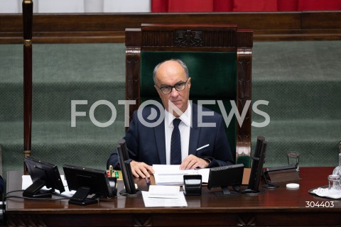  23.01.2026 WARSZAWA SEJM <br />POSIEDZENIE SEJMU RP<br />N/Z MARSZALEK WLODZIMIERZ CZARZASTY<br /> 