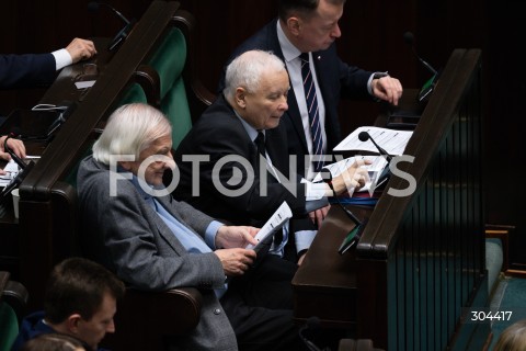  23.01.2026 WARSZAWA SEJM <br />POSIEDZENIE SEJMU RP<br />N/Z RYSZARD TERLECKI JAROSLAW KACZYNSKI MARIUSZ BLASZCZAK<br /> 