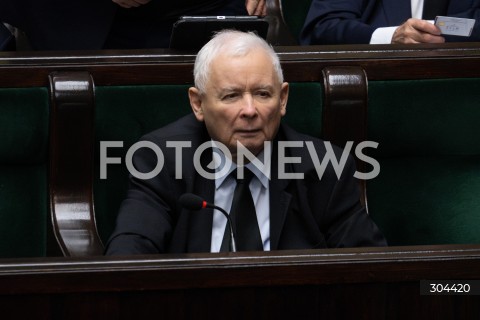  23.01.2026 WARSZAWA SEJM <br />POSIEDZENIE SEJMU RP<br />N/Z JAROSLAW KACZYNSKI<br /> 