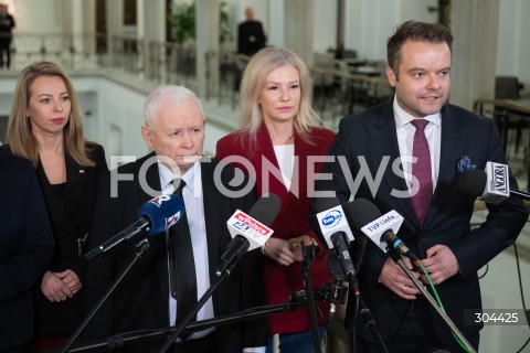  23.01.2026 WARSZAWA SEJM <br />POSIEDZENIE SEJMU RP<br />N/Z JAROSLAW KACZYNSKI RAFAL BOCHENEK<br /> 