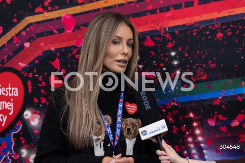  25.01.2026 WARSZAWA<br />34. FINAL WIELKIEJ ORKIESTRY SWIATECZNEJ POMOCY<br />N/Z MALGORZATA ROZENEK MAJDAN<br /> 