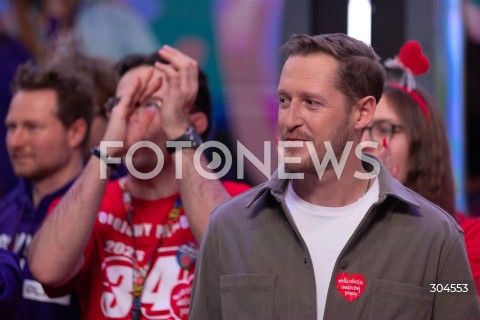  25.01.2026 WARSZAWA<br />34. FINAL WIELKIEJ ORKIESTRY SWIATECZNEJ POMOCY<br />N/Z DAMIAN MICHALOWSKI<br /> 