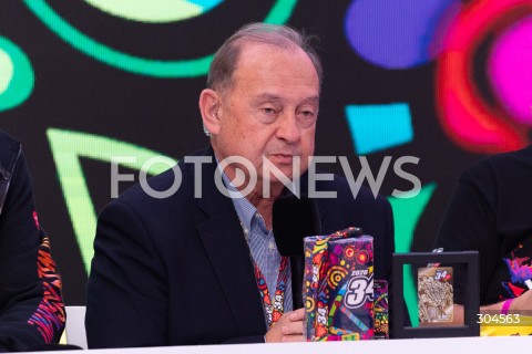  25.01.2026 WARSZAWA<br />34. FINAL WIELKIEJ ORKIESTRY SWIATECZNEJ POMOCY<br />N/Z BOHDAN MARUSZEWSKI<br /> 