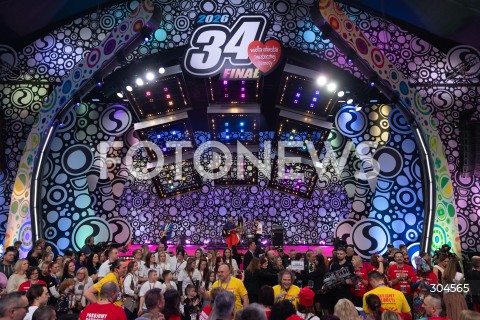  25.01.2026 WARSZAWA<br />34. FINAL WIELKIEJ ORKIESTRY SWIATECZNEJ POMOCY<br />N/Z SCENA KONCERTOWA<br /> 