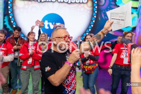  25.01.2026 WARSZAWA<br />34. FINAL WIELKIEJ ORKIESTRY SWIATECZNEJ POMOCY<br />N/Z JERZY JUREK OWSIAK<br /> 