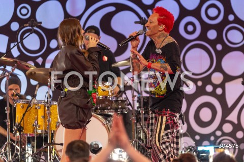  25.01.2026 WARSZAWA<br />34. FINAL WIELKIEJ ORKIESTRY SWIATECZNEJ POMOCY<br />N/Z MICHAL WISNIEWSKI ICH TROJE<br />FOT. ANTONI BYSZEWSKI/FOTONEWS 