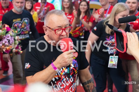  25.01.2026 WARSZAWA<br />34. FINAL WIELKIEJ ORKIESTRY SWIATECZNEJ POMOCY<br />N/Z JERZY JUREK OWSIAK<br />FOT. ANTONI BYSZEWSKI/FOTONEWS 