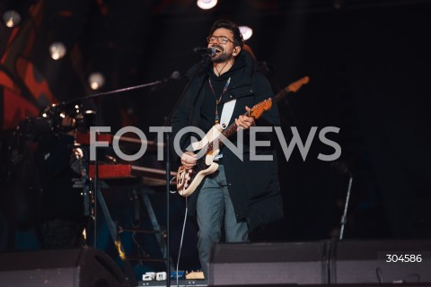  25.01.2026 WARSZAWA<br />34. FINAL WIELKIEJ ORKIESTRY SWIATECZNEJ POMOCY<br />N/Z KUBA KAWALEC HAPPYSAD<br />FOT. ANTONI BYSZEWSKI/FOTONEWS 