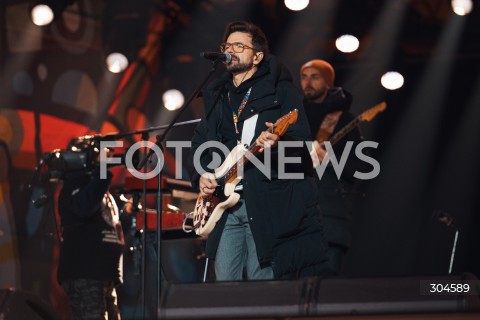  25.01.2026 WARSZAWA<br />34. FINAL WIELKIEJ ORKIESTRY SWIATECZNEJ POMOCY<br />N/Z KUBA KAWALEC HAPPYSAD<br />FOT. ANTONI BYSZEWSKI/FOTONEWS 