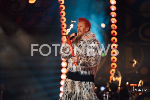  25.01.2026 WARSZAWA<br />34. FINAL WIELKIEJ ORKIESTRY SWIATECZNEJ POMOCY<br />N/Z MICHAL WISNIEWSKI ICH TROJE<br />FOT. ANTONI BYSZEWSKI/FOTONEWS 