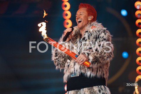  25.01.2026 WARSZAWA<br />34. FINAL WIELKIEJ ORKIESTRY SWIATECZNEJ POMOCY<br />N/Z MICHAL WISNIEWSKI ICH TROJE<br />FOT. ANTONI BYSZEWSKI/FOTONEWS 