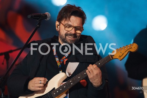  25.01.2026 WARSZAWA<br />34. FINAL WIELKIEJ ORKIESTRY SWIATECZNEJ POMOCY<br />N/Z KUBA KAWALEC HAPPYSAD<br />FOT. ANTONI BYSZEWSKI/FOTONEWS 