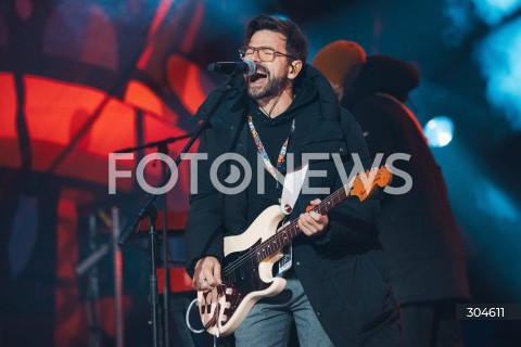  25.01.2026 WARSZAWA<br />34. FINAL WIELKIEJ ORKIESTRY SWIATECZNEJ POMOCY<br />N/Z KUBA KAWALEC HAPPYSAD<br />FOT. ANTONI BYSZEWSKI/FOTONEWS 