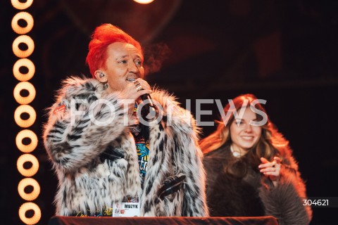  25.01.2026 WARSZAWA<br />34. FINAL WIELKIEJ ORKIESTRY SWIATECZNEJ POMOCY<br />N/Z MICHAL WISNIEWSKI MARTYNA MAJCHRZAK ICH TROJE<br />FOT. ANTONI BYSZEWSKI/FOTONEWS 