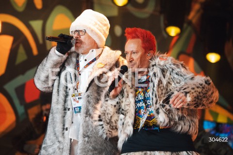  25.01.2026 WARSZAWA<br />34. FINAL WIELKIEJ ORKIESTRY SWIATECZNEJ POMOCY<br />N/Z MICHAL WISNIEWSKI JACEK LAGWA ICH TROJE<br />FOT. ANTONI BYSZEWSKI/FOTONEWS 