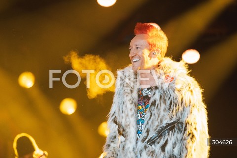  25.01.2026 WARSZAWA<br />34. FINAL WIELKIEJ ORKIESTRY SWIATECZNEJ POMOCY<br />N/Z MICHAL WISNIEWSKI ICH TROJE<br />FOT. ANTONI BYSZEWSKI/FOTONEWS 