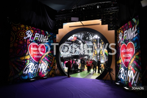  25.01.2026 WARSZAWA<br />34. FINAL WIELKIEJ ORKIESTRY SWIATECZNEJ POMOCY<br />N/Z STUDIO WOSP<br /> 